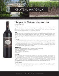 Margaux du Château 2014 Margaux